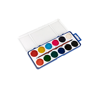 12 Farben Aquarellfarben-Set