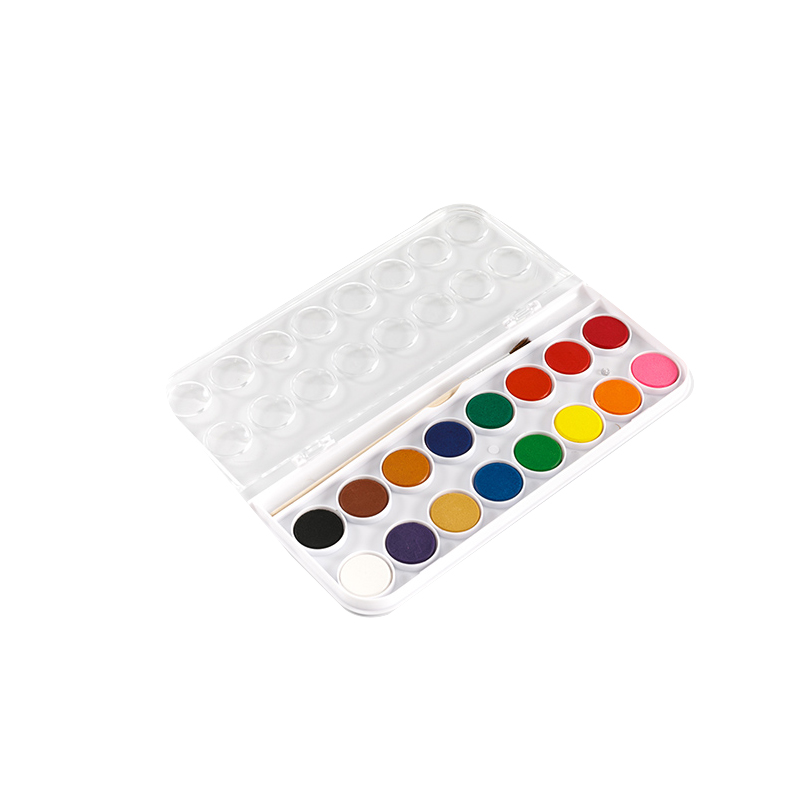 16 Karat waschbare Aquarellfarben mit Pinsel