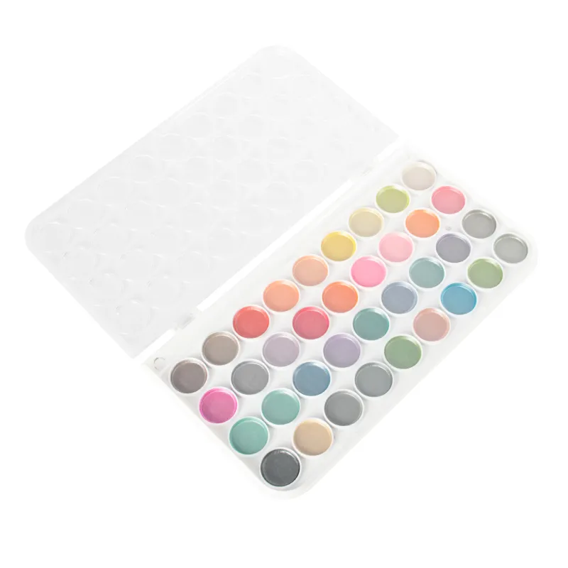 Was sind die Schritte zur Verwendung von festem Aquarell?