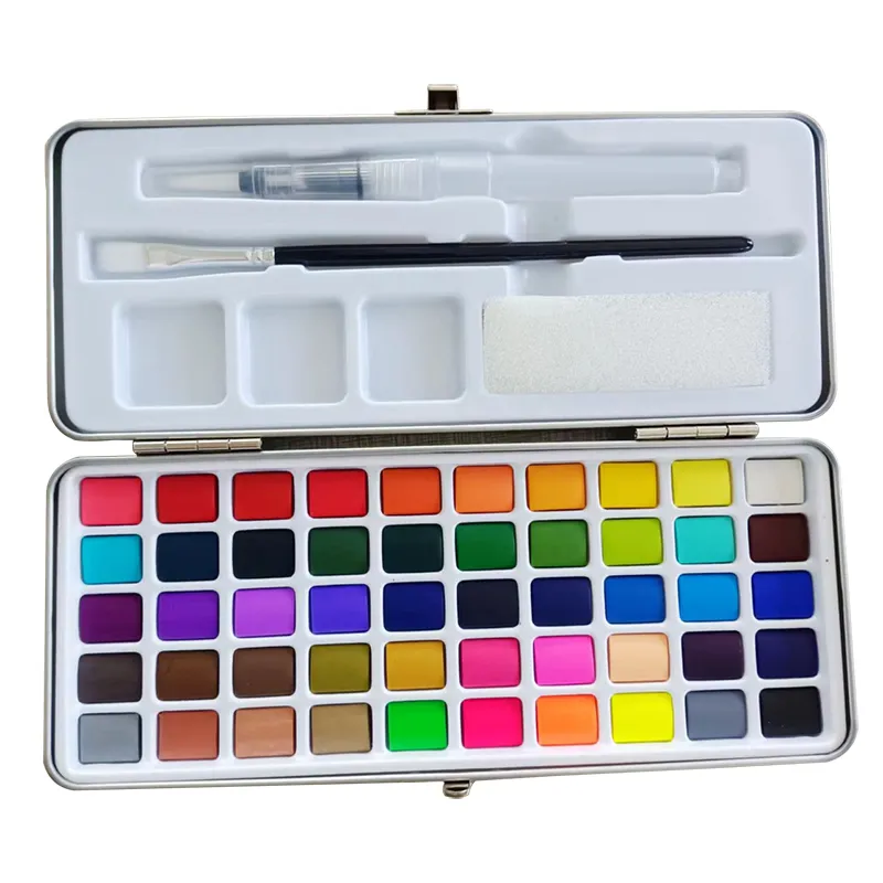 Welche Techniken gibt es für die Verwendung von festem Aquarell?