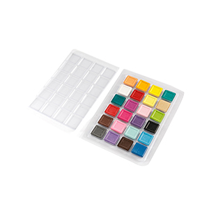 24 Farben Solides umweltfreundliches Aquarell