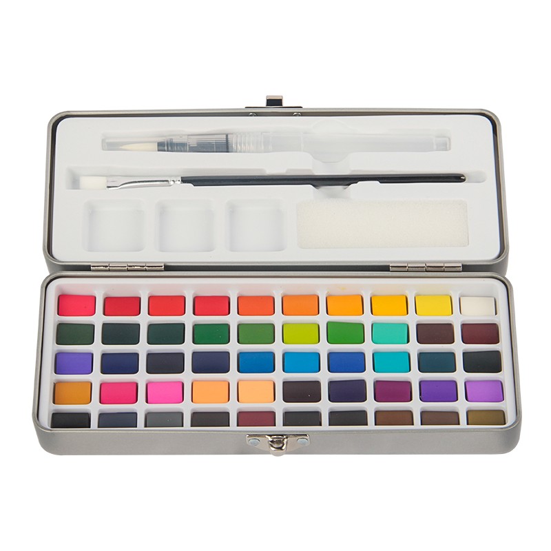 50 Farben Aquarellfarben-Set