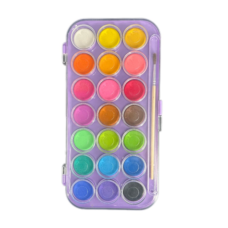 Fabrikdirekte 21-Farben-Wasserfarbenkuchen für Kunststudenten
