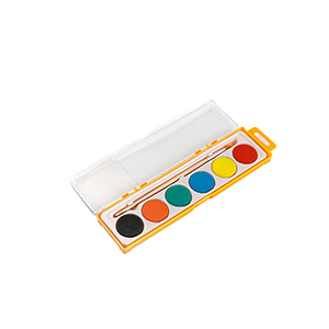 Fester Aquarellkuchen 6 Farben